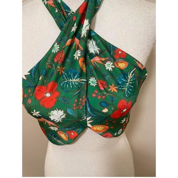 New Urban Outfitters Ofu Bossa Nova Halter Bra Size L - Picture 8 of 11